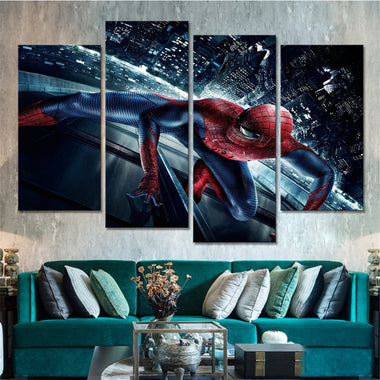 Spiderman 4-Panel Wall Decor