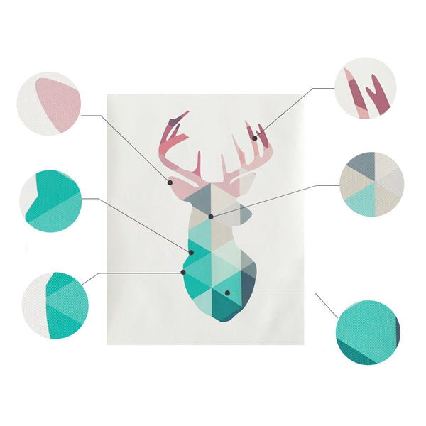 Geometric Animal Silhouette Wall Decor