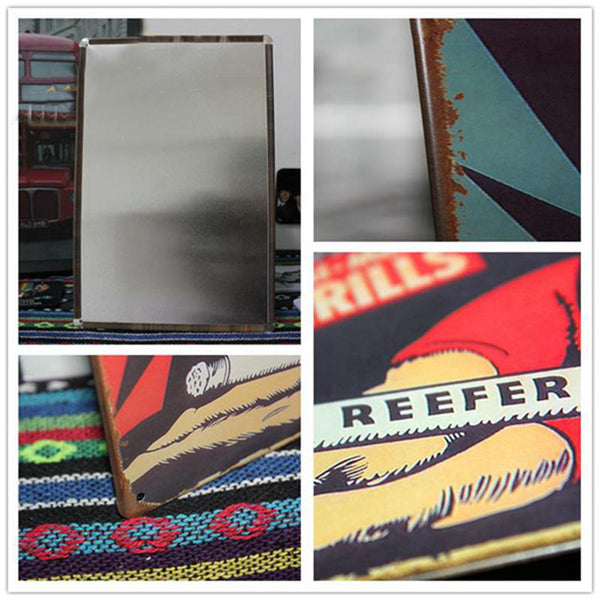 'Family Rules' Metal Tin Sign