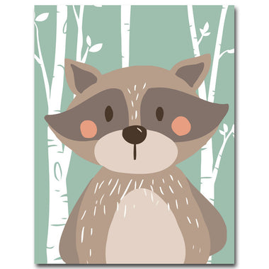 Cartoon Forest Animal Wall Art